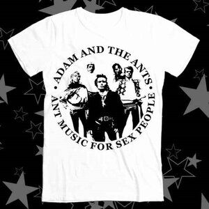 Adam and the Ants Vintage Band T-Shirt – Ant Music for Sex People Retro Graphic